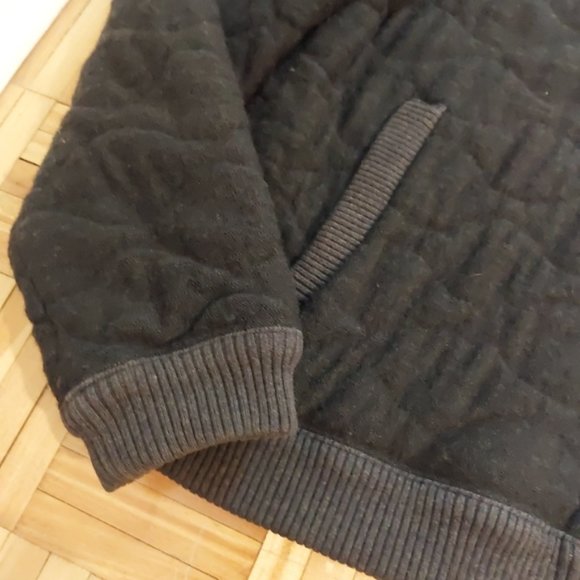 Club monaco 100% wool men coat bomber size L - Picture 4 of 5